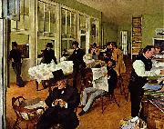 Edgar Degas Die Baumwollfaktorei Sweden oil painting artist
